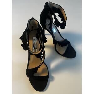 INC International Concepts Rezza Black Suede Women's Heel Wedding Formal Party